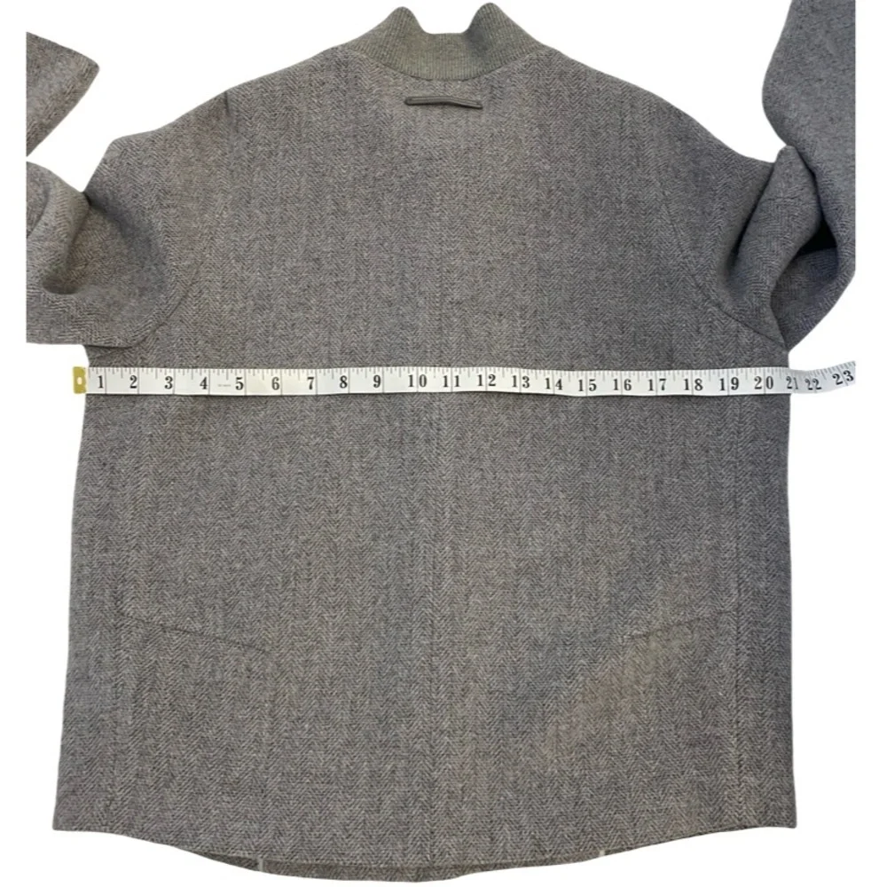 Izzat Baba Elegant Women's Gray Lightweight Coat Pit 21 L23 - Picture 11 of 15
